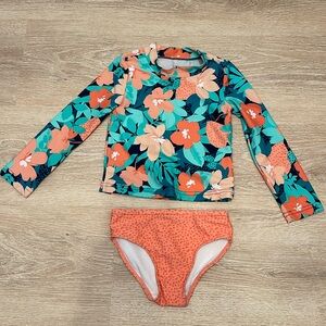 6 piece/ 3 set of toddler 3T bathing suit